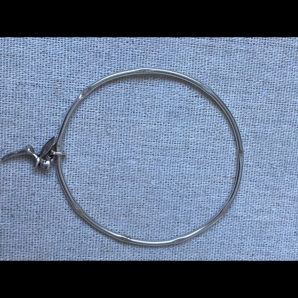 Vintage 925 Tinkerbell Sterling Silver Bangle - Picture 3 of 5